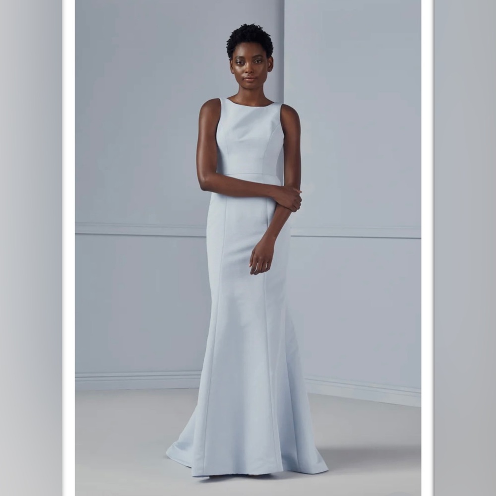 Amsale Eugenia Bridesmaids Dress in Champagne